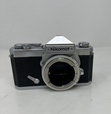 Nikon Nikkormat FT 35mm SLR Film Camera Body Only Silver/Black Body
