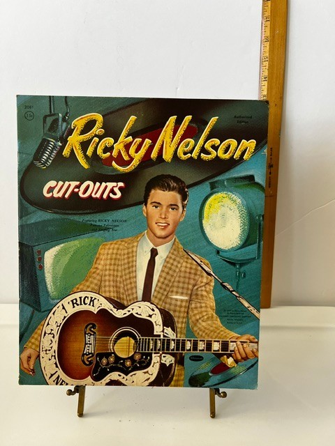 ORIGINAL VINTAGE 1959 RICKY NELSON PAPER DOLLS WHITMAN PUB CO