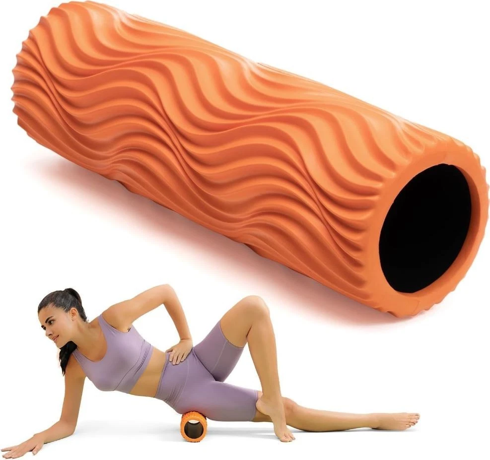 15" Foam Roller Muscle Massage for Back Pain & Stretching Wave Textured Yoga New
Opens in a new wind