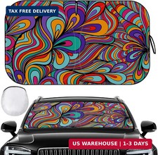 Windshield Sun Shade - Car Sun Shade Windshield, Reflector Sunshade Offers Ultim