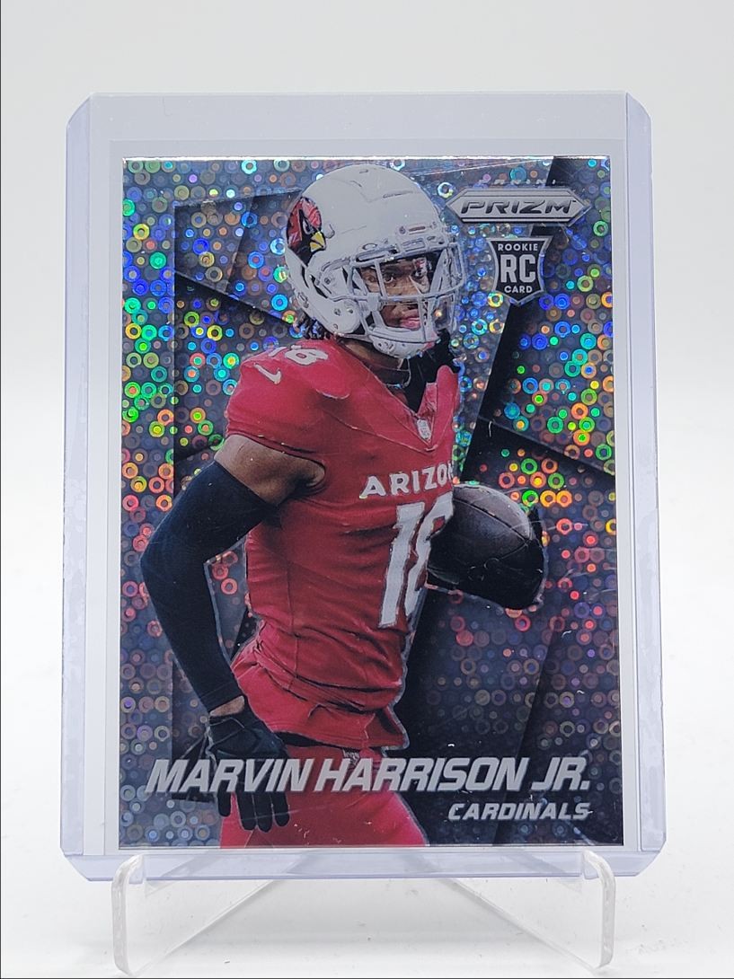 MARVIN HARRISON JR. 2024 PRIZM FLASHBACK ROOKIE NO HUDDLE RC Q4415
