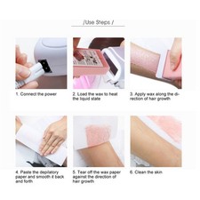 Portable Double Depilatory Heater For Leg Armpit Waxing Easy To Use