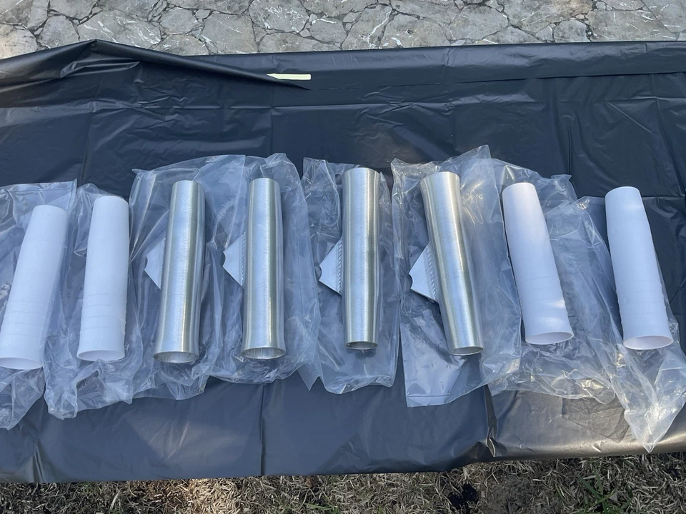 Soporte de varilla acampanada de aluminio con soldadura Tigress Finz con cuchilla molino de 10" 66242 UPC Foto 3 de 4