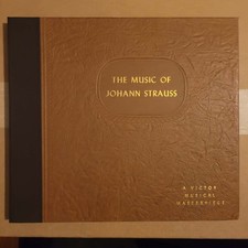 RARE 1940s RCA Victor Red Seal DM-262 Johann Strauss 78RPM Album Set Ormandy Min