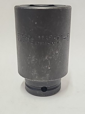  PROTO 07526L 1-5/8 Deep Impact Socket 3/4 Drive 6 Point Black Oxide USA New