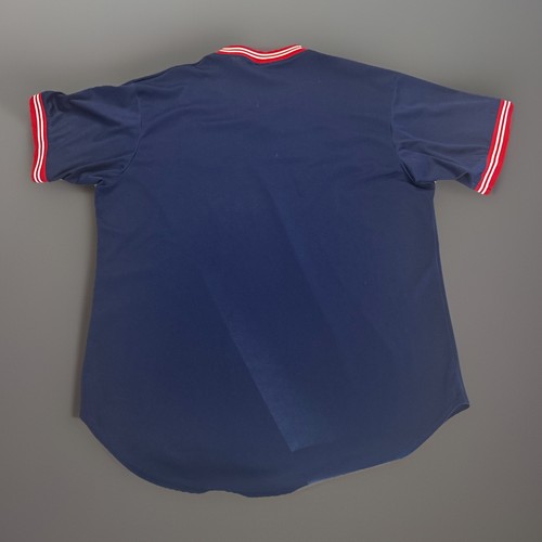 MAGLIA BASEBALL UOMO PULLOVER VINTAGE CLEVELAND INDIANS WAHOO MAJESTIC XL ? - Foto 2 di 6
