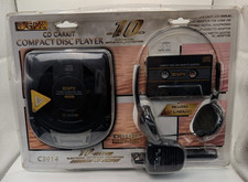 GPX CD Carkit Compact Disc Player C3914 Tape AC Adaptor Please Read Sealed