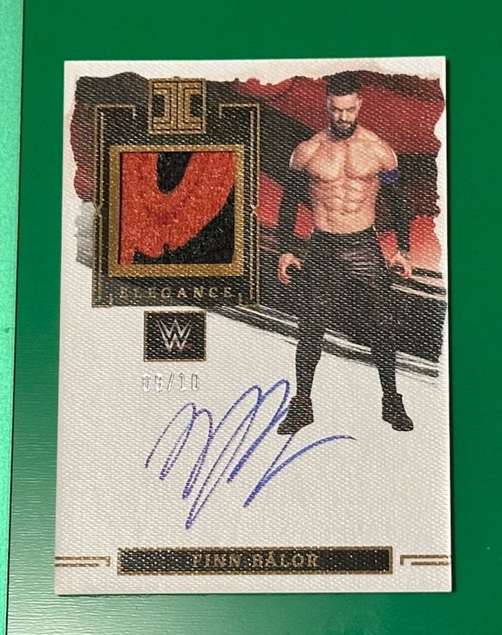 2023 Panini Impeccable WWE Elegance Autograph Finn Bálor 8/10 Judgement Day
