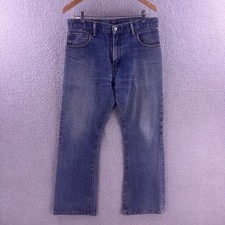 Levis 517 Mens Bootcut Jeans Blue Denim 33x29 Vintage Style 9855