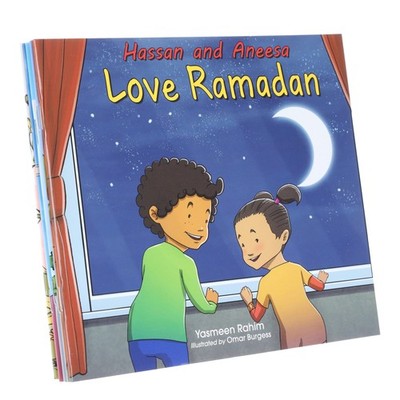 Hassan and Aneesa Children Islamic 5 Books By Yasmeen Rahim - Ages 2-7 - PB