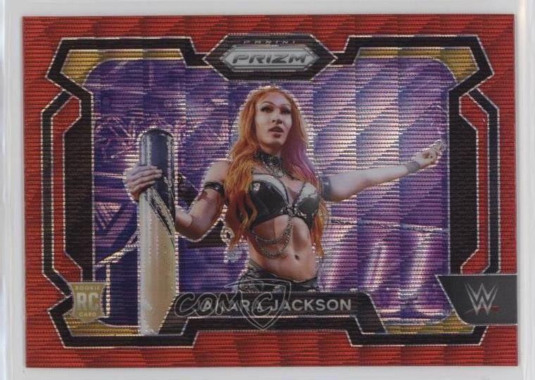 2024 Panini Prizm WWE Ruby Wave Prizm Jakara Jackson #12 Rookie RC 0t2