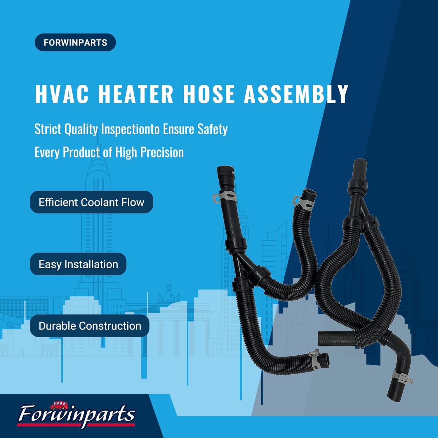 HVAC Heater Hose Assembly for 2008 2009 2010 Heater Core Hose Kit 4677603AB