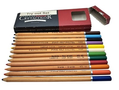 Cretacolor Fine Art Pastel Pencils Try Out Set 12 Count Artist Quality Austria