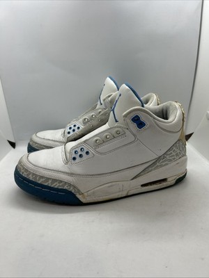 Vintage Nike Air Jordan 3 III Retro Harbor Blue Boarder Blue Size 8.5