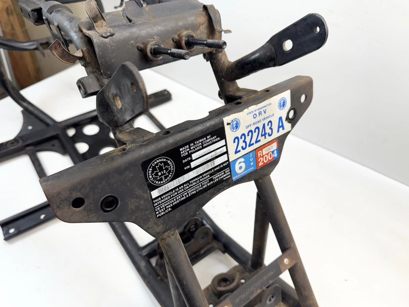 ✅ 2003 Polaris Predator 90 Main Frame Chassis !Paperwork! OEM Genuine
