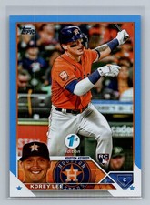 2023 Topps 1st Edition #90 Korey Lee Light Blue Foil #/5