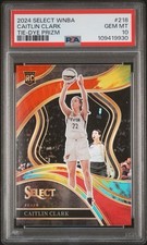 2024 Panini Select WNBA - Courtside Caitlin Clark #218 Tie-Dye Prizm /25 (RC)