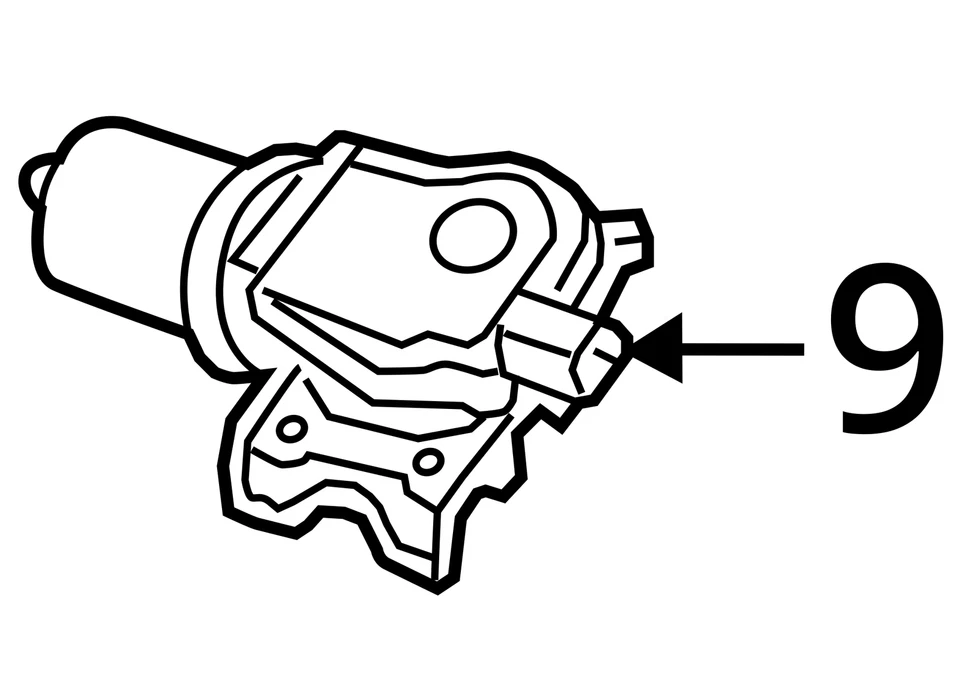 Motor limpiaparabrisas compatible con 13-18 RDX 2684909 Foto 4 de 4