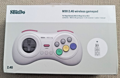 8Bitdo M30 Wireless Gamepad Controller for Sega Genesis Mini and Mega Drive