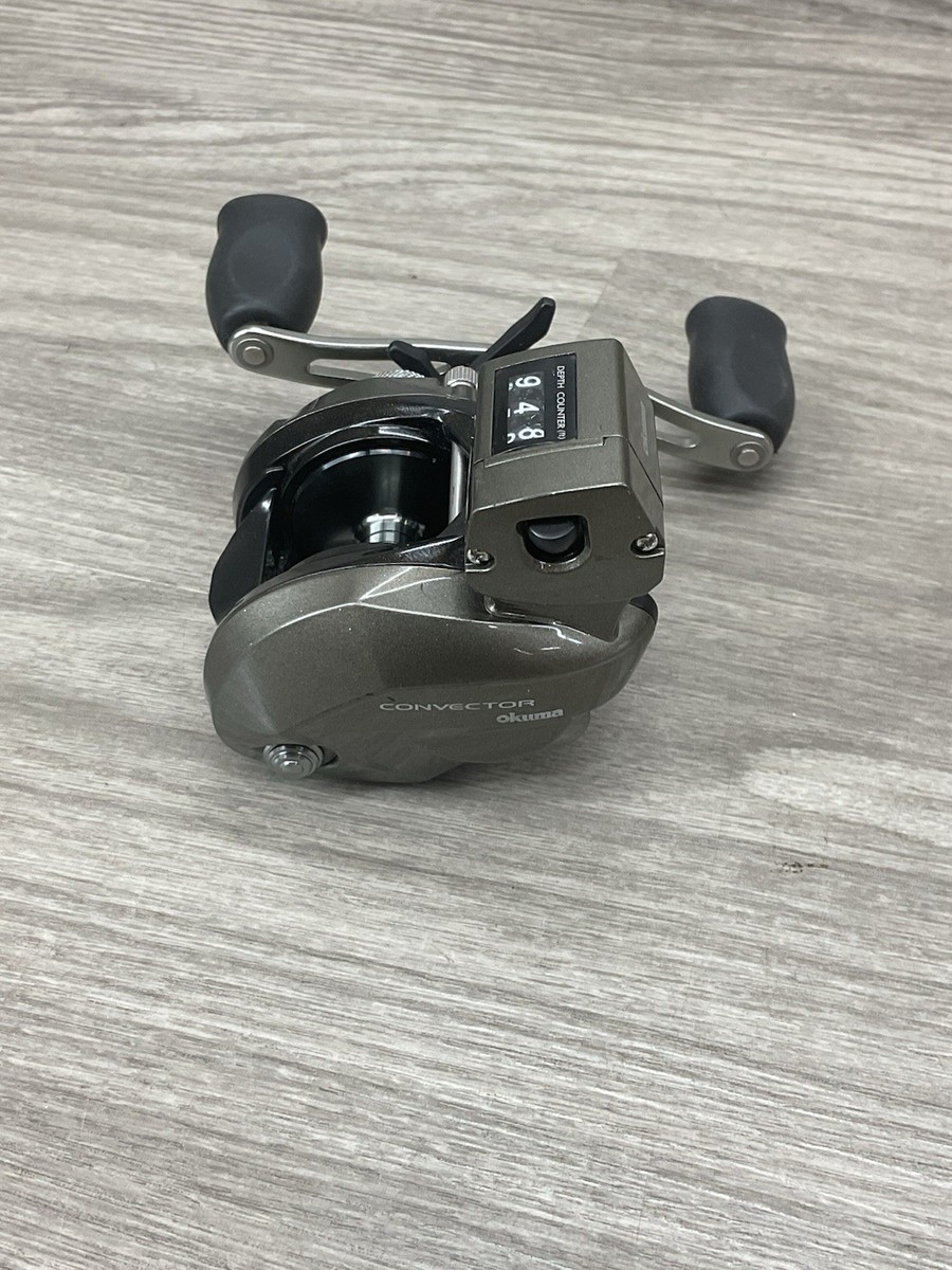 Okuma CV-163DLX Convector Left Hand Low-Profile Line Counter Baitcast  Reel