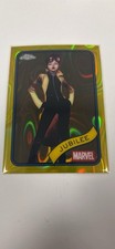 2025 Topps Chrome Marvel Yellow Lava Refractor Jubilee #131