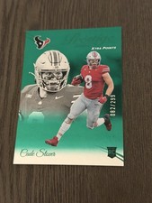 2024 Panini Prestige Xtra Points Green /299 #386 CADE STOVER Rookie Card RC. rookie card picture