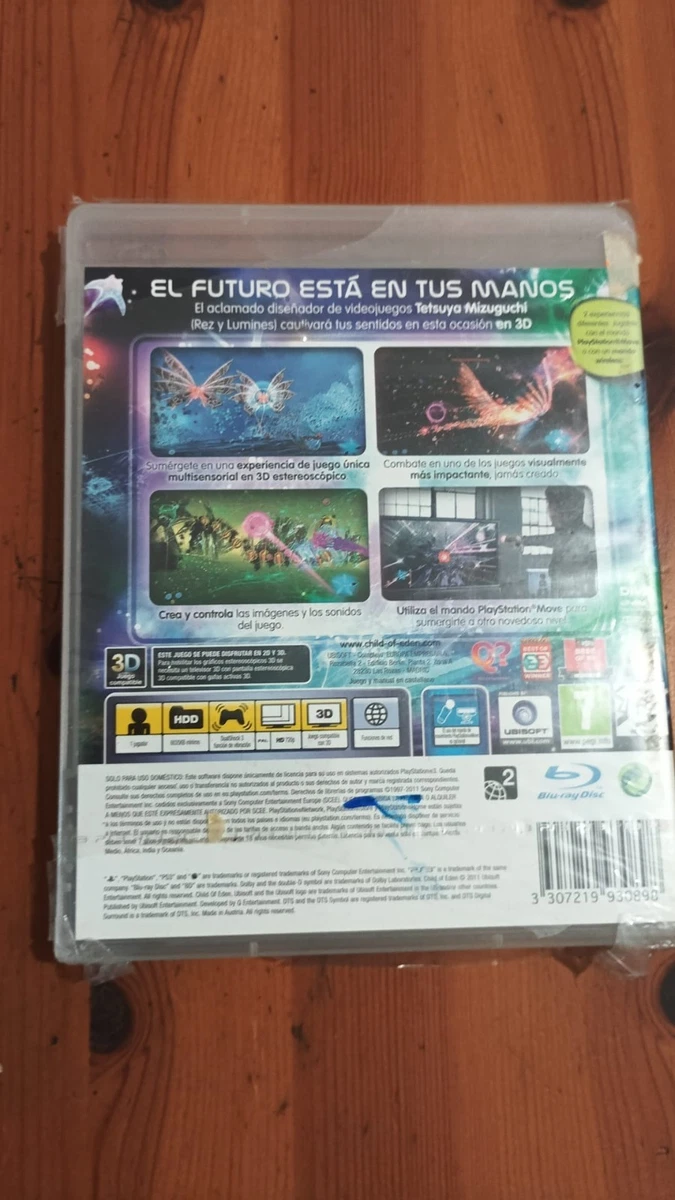 CHILD OF EDEN PS3 - Nuevo Precintado. PAL ESPAÑA, precinto con roturas