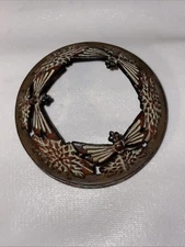 Candle Topper Sunflowers Dragonflies Lid Jar Candle Topper