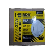 BRK SMI100-AC Hardwire Smoke Alarm W/ Battery Backup 6 Pack Contractor Pack New
