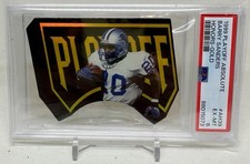 1999 PLAYOFF ABSOLUTE HONORS GOLD DIE CUT BARRY SANDERS SP /25 PSA 6