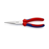 Knipex Flachrundzange L.200Mm Verchr.Ger.Mehrkomp.-HüLle Knipex-Werk 26 15 200