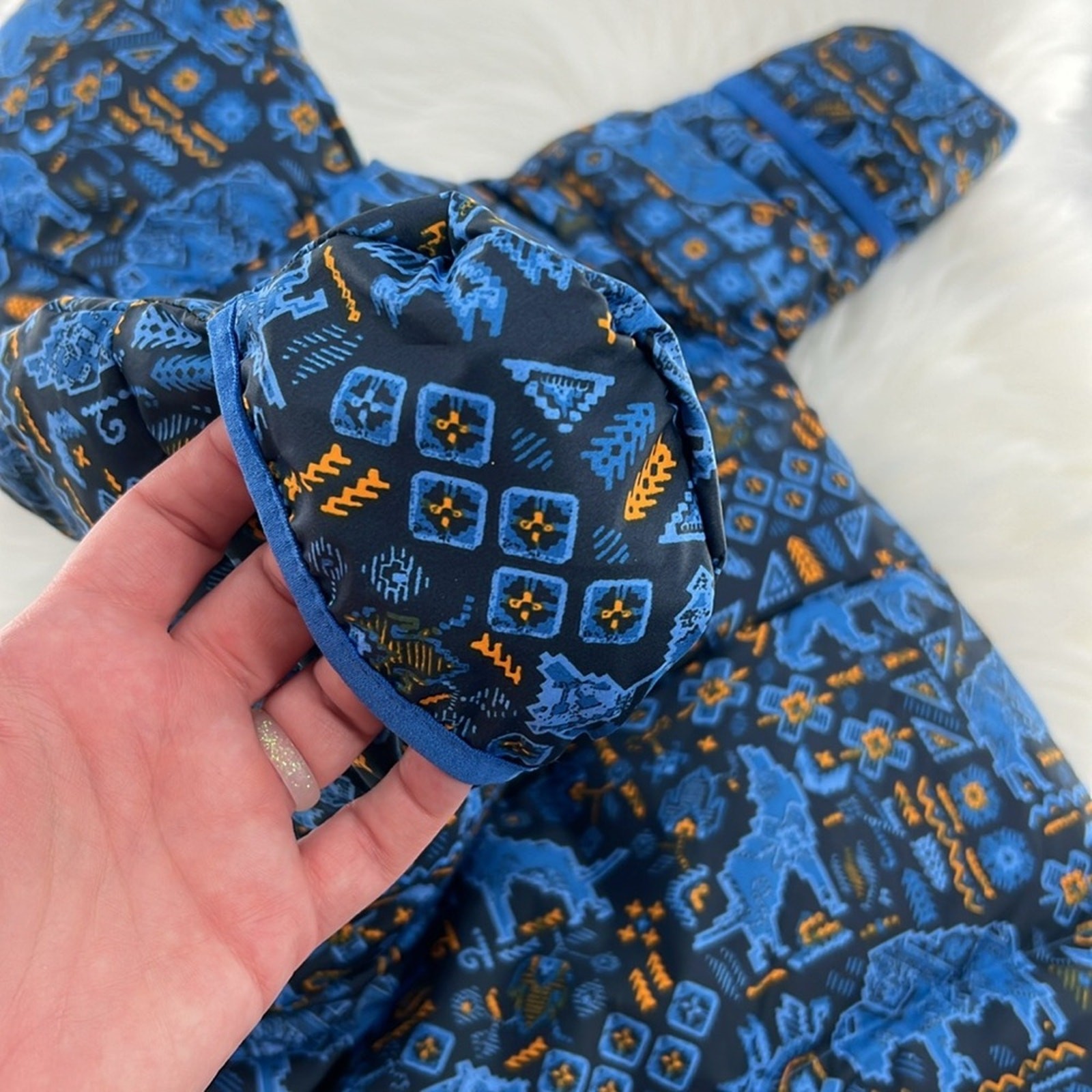 Columbia Snuggle Bunny Bunting Youth 3-6 Months - Blue Multi - New with tags thumbnail 7