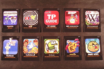2012 Topps Wacky Packages ANS9 Series 9 AWFUL APPS SET of 10