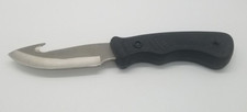 Skinner Knife Gut Hook Tactical Black Handle
