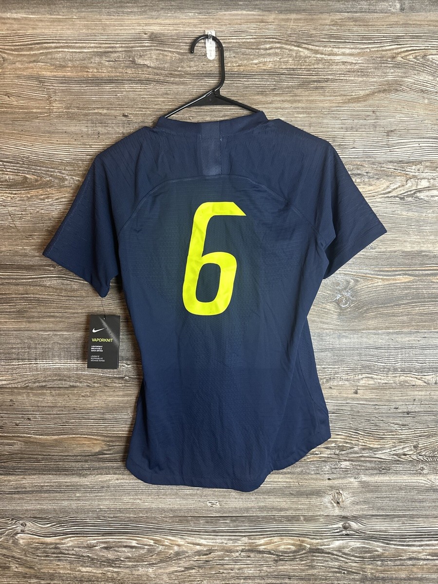 ウェア Nike Men's Vaporknit II Soccer Shirt NIKE VaporKnit II Navy Blue White Sh Sleeve Soccer Jersey