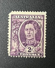 AUSTRALIA SG230 1948 2d BRIGHT PURPLE FINE USED