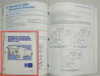 Corvette Automatic Overdrive 4 Speed Manual Transmission 1984 to 1987