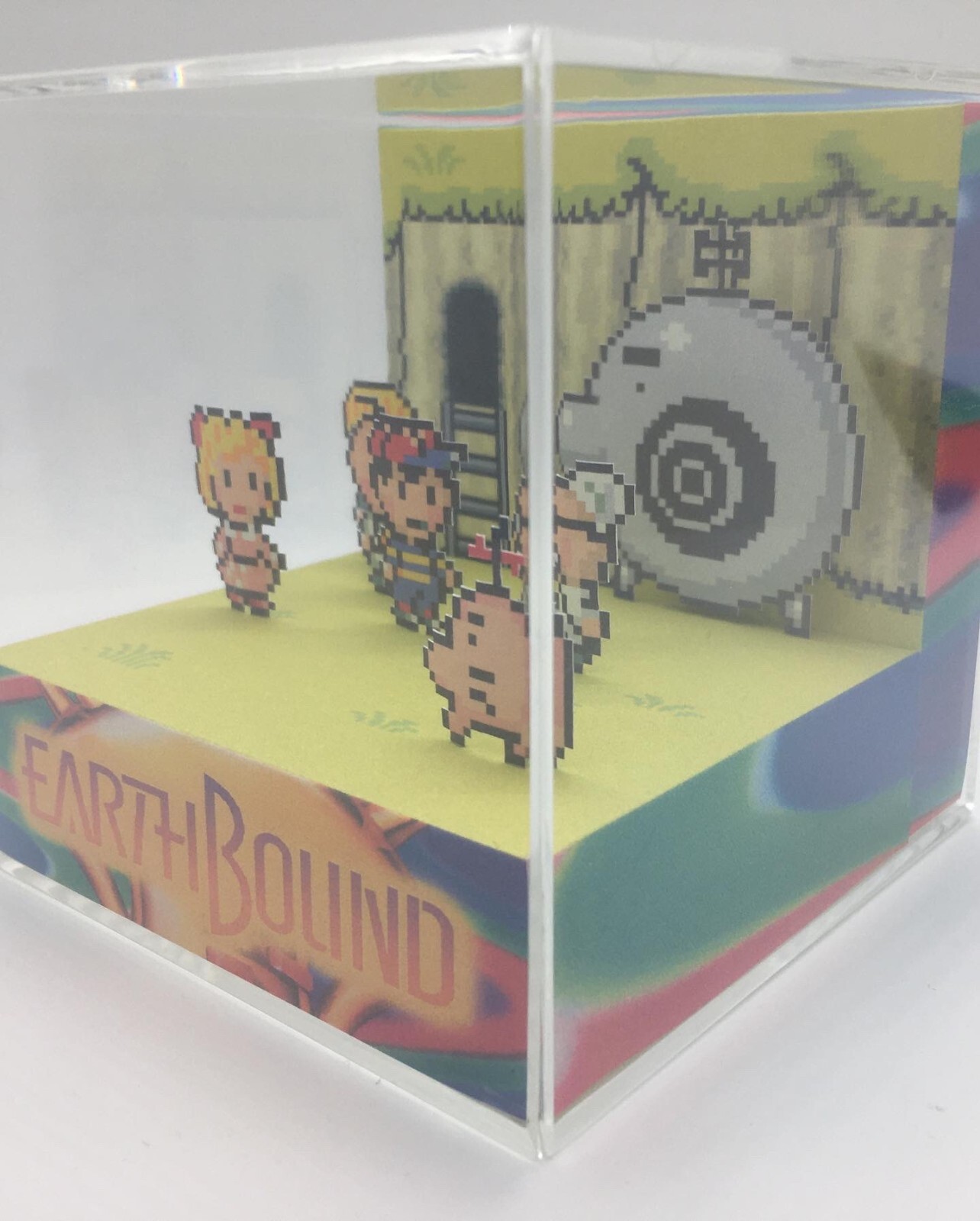 Super Mario World- Geekrama diorama cubo Super Nintendo snes