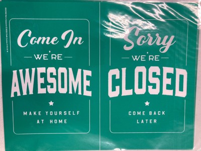 We're Awesome Chalk Transfer RETIRED