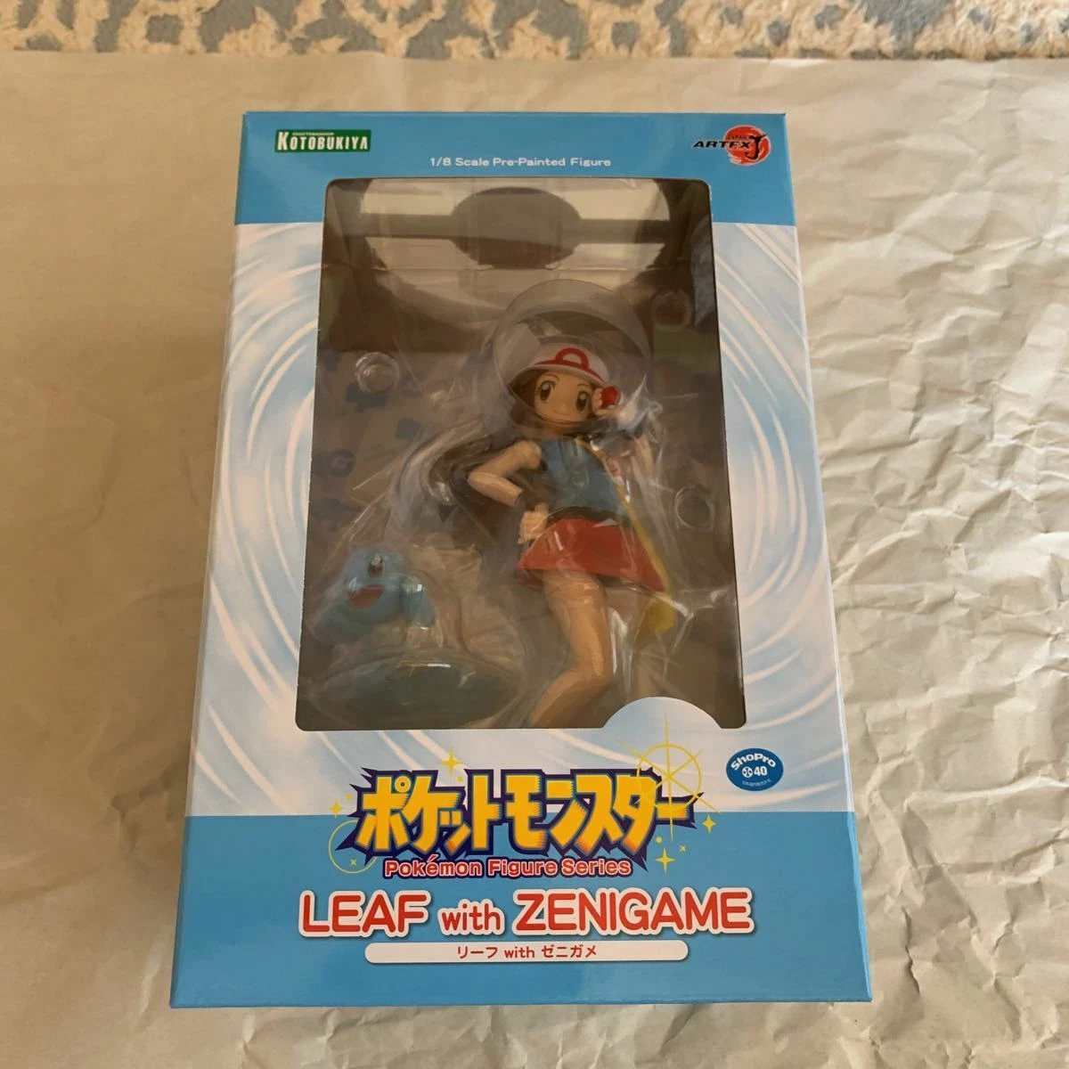 希少ポケットモンスターシリーズ リーフ with ゼニガメ　色紙付き 希少ポケットモンスターシリーズ リーフ with ゼニガメ 色紙付き