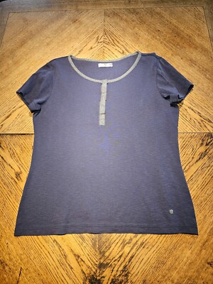 T-Shirt von AjC in Größe 44-46, Frabe blau