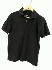 THE CHILDREN PLACE EUC SIZE 10-12 BOYS Short Sleeve black Jersey Polo -