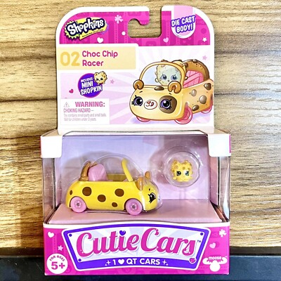 Shopkins Cutie Cars Choc Chip Racer 02 Series 1 Die Cast Brand New