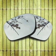US Silver Mirrored Replacement Lenses for-Oakley Holbrook Mix OO9384 Polarized