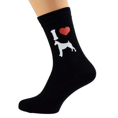 I Love Boxer Hunde Design Herren Socken Boxer UK Größe 5-12 X6N079