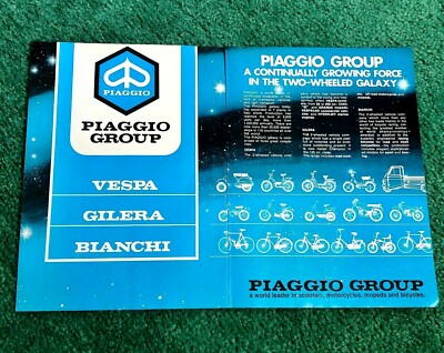 ORIGINAL 1981 1982 VESPA P200E SCOOTER 3-PAGE AD P200 PX200 200