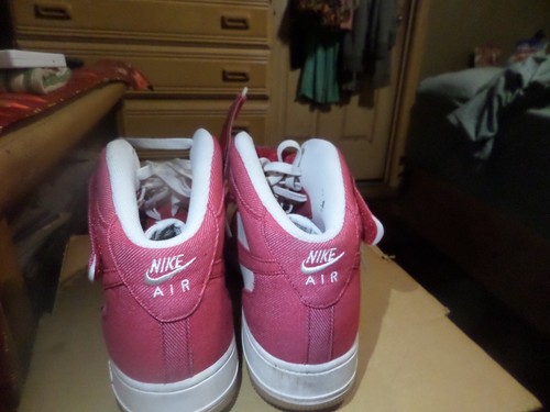 Nike Air Force 1 Mid '07 Men’s Size 13 University Red Sail Gum 315123-607 - Picture 7 of 13