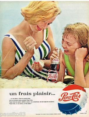 WERBUNG WERBUNG 0105 1964 PEPSI-COLA Soda