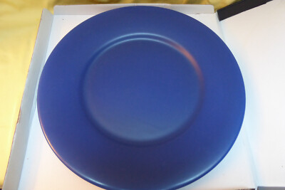 GIEN Keramik PLATZTELLER 32 cmBlau Made in France Bleu Satine NEU OVP 