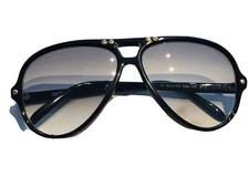 Vintage JONES Design St. Moritz Deluxe France Black Women  s Sunglasses